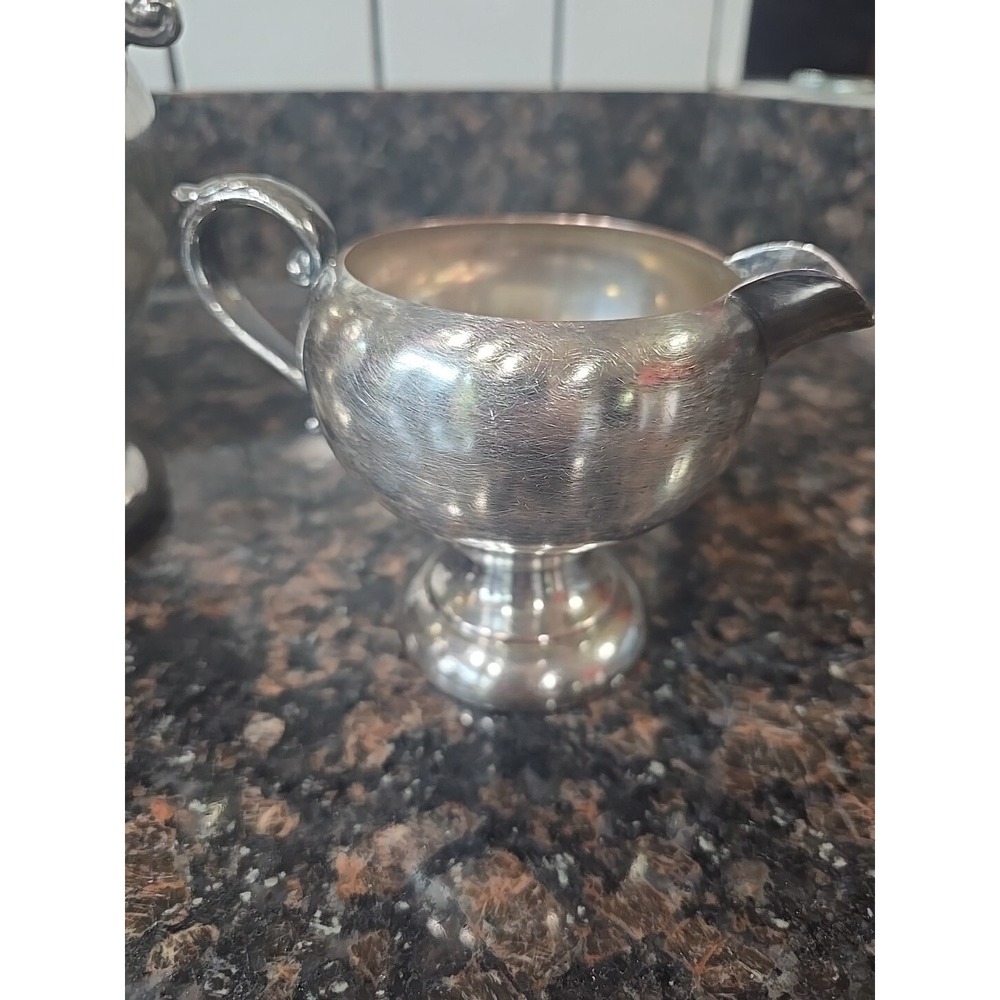 Antique Arts Co SPC Silver Plated 3pc Tea & Coffee Service Set Victorian Style - Picture 3 of 6